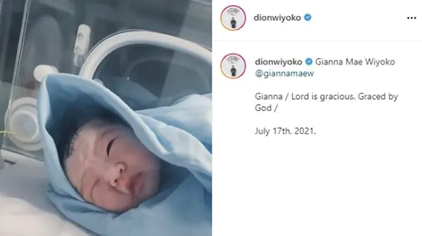 Putri  Pertama Dion Wiyoko Lahir