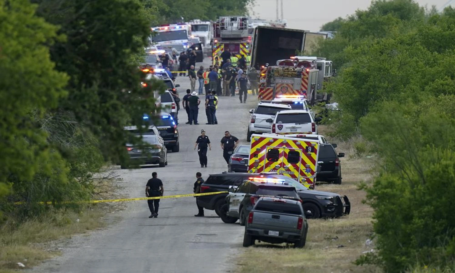46 Migran Ditemukan Tewas dalam Trailer di Texas