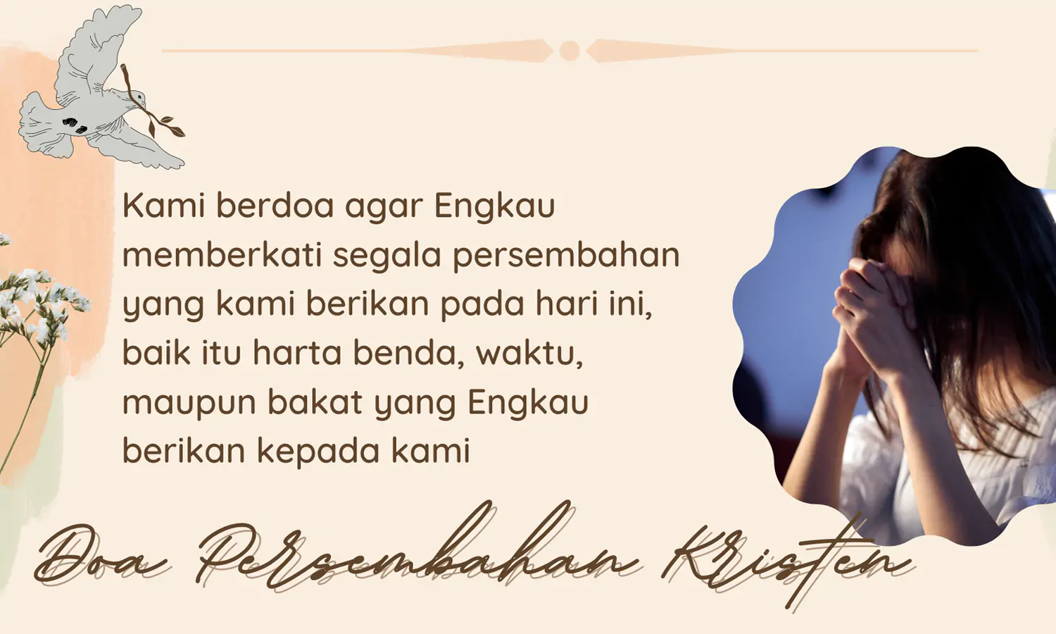 10 Contoh Doa Persembahan Kristen yang Baik dan Benar, Penuh Ucap Syukur