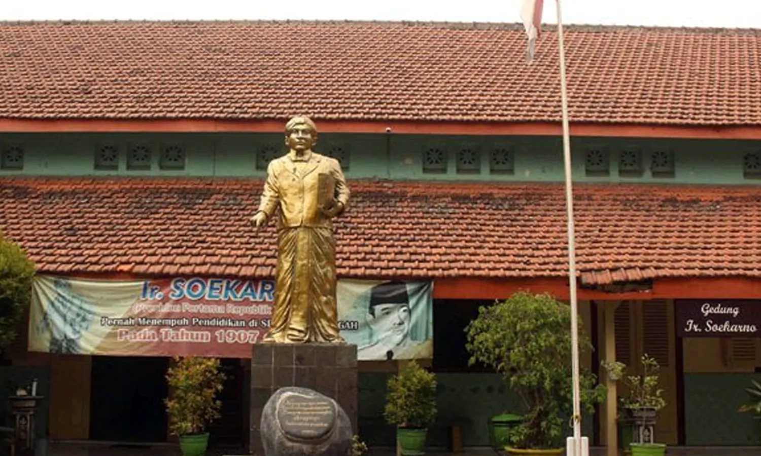 SDN Purwotengah Mojokerto Pertahankan Bangunan Yang Pernah menjadi Ruang Kelas Sukarno
