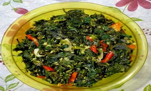 resep daun singkong