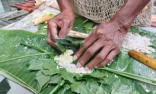 Mengenal Gedi Gulung, Makanan Pokok Khas Adat Namblong Papua