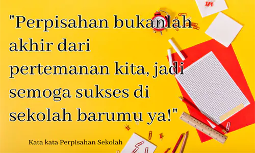 Kata Perpisahan Sekolah