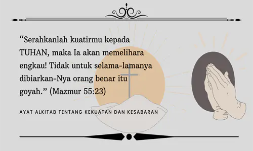 Ayat Alkitab Tentang Kekuatan dan Kesabaran